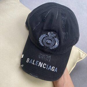 Balenciaga Distressed Baseball Cap
